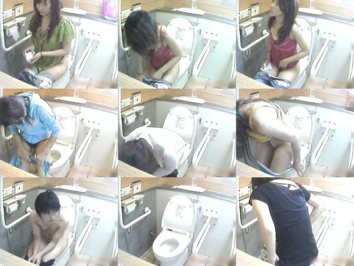 密撮!!夏の海岸洋式個室トイレVol.6 Peeping-eyes toilet TO-8068
