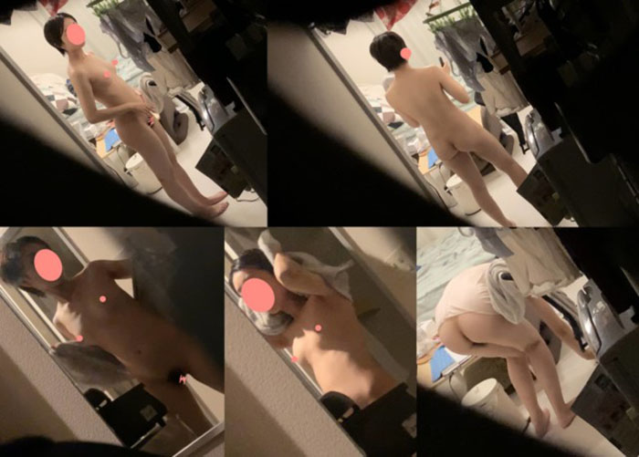 読者モデルの美女が、ファンも見たことのない光景を！おっぱいも陰毛も丸出し