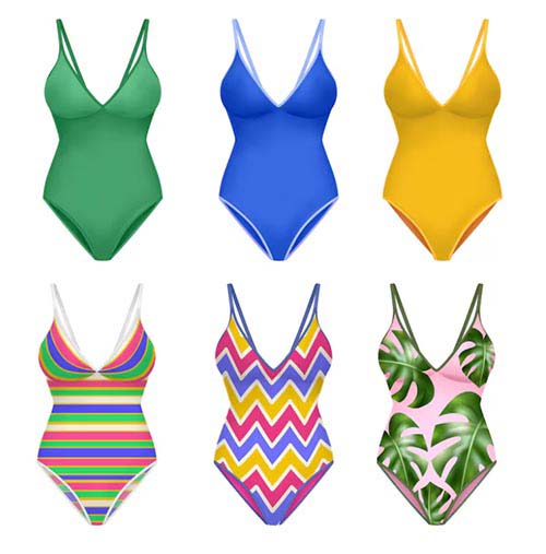 浜辺の汗ばむSジュニアの水着 ⑮