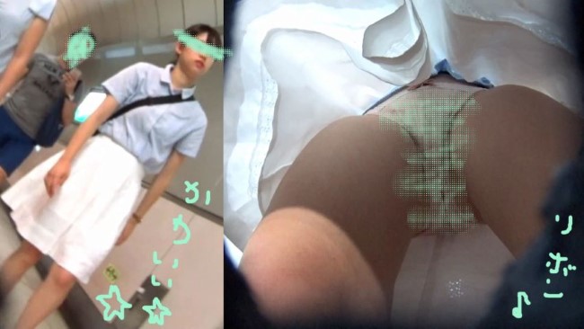パンチラ小人目線☆☆（pa-to79)［電車編］