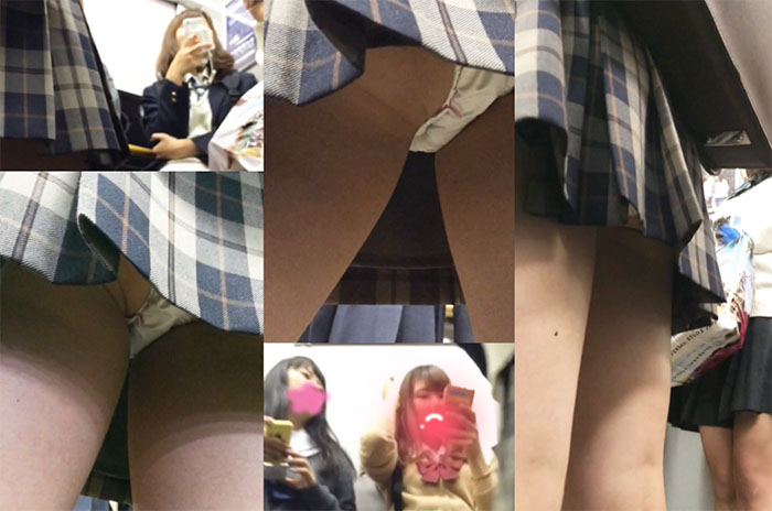 《リアルJK Vol.1》純白パンツに赤染み⁈JKグループの一人が餌食にｗ