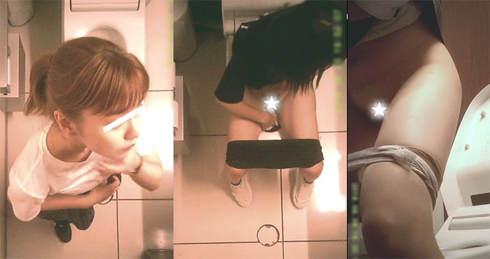 女子トイレ紀行 No.01 お目目がくりっとした超美少女/外撮りたっぷり4名収録！