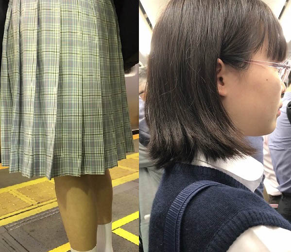 【下から】人気制服JK接写編PART1【突っ込み】