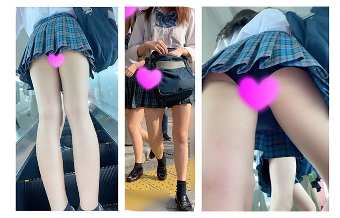 【優勝】有名女子高生のどエロい生足とパンツを盗撮！JK神回 4K ※期間限定