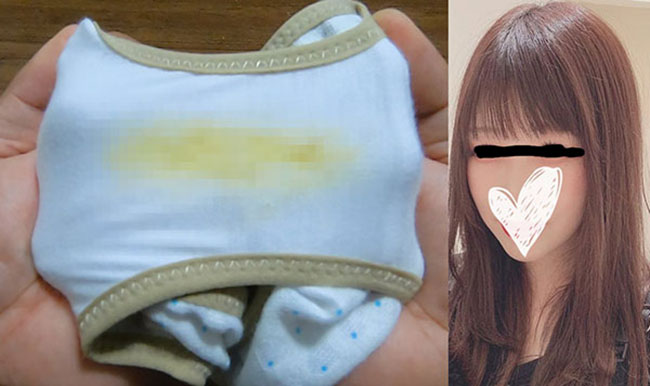 【HDしみぱん】同僚愛娘の極上バンギャが汗だくライブでたっぷり汚しちゃったパンティーｗｗｗ