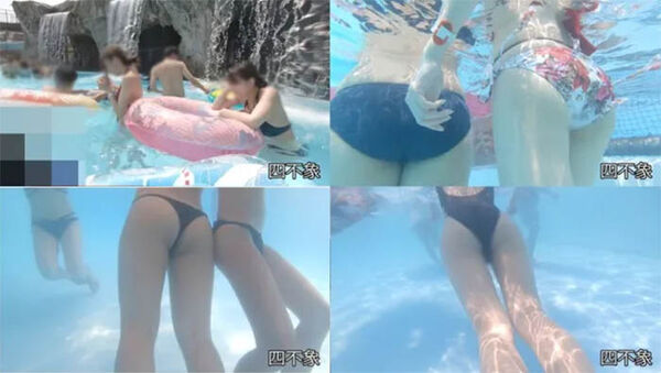 S級A級の水着美女多数！水中の世界